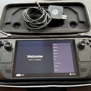 Valve Steam Deck OLED Handheld Console 2TB Black – Includes Case & Charger